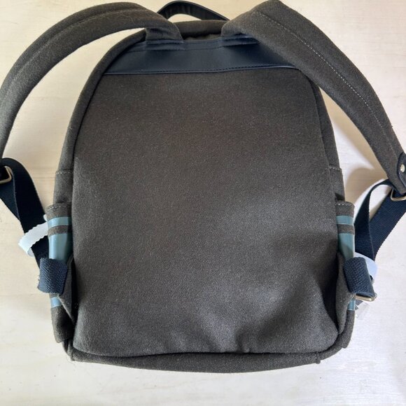 NWT Porter + Bond Otis Wool Backpack Olive Drab Green Men's Back to School - Picture 7 of 15
